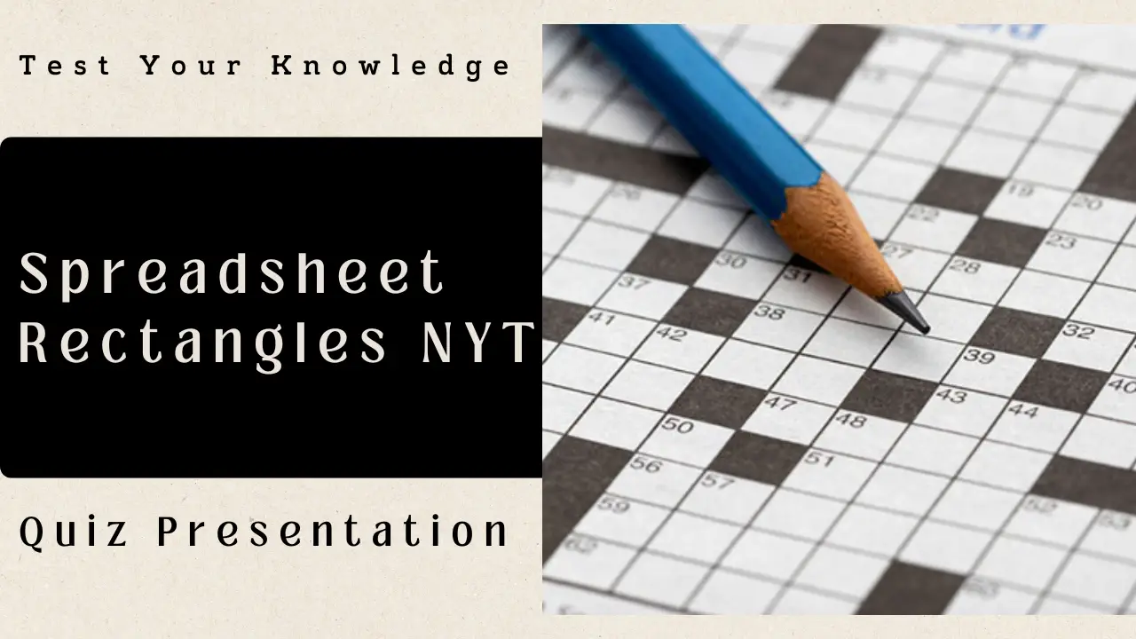 Spreadsheet Rectangles NYT