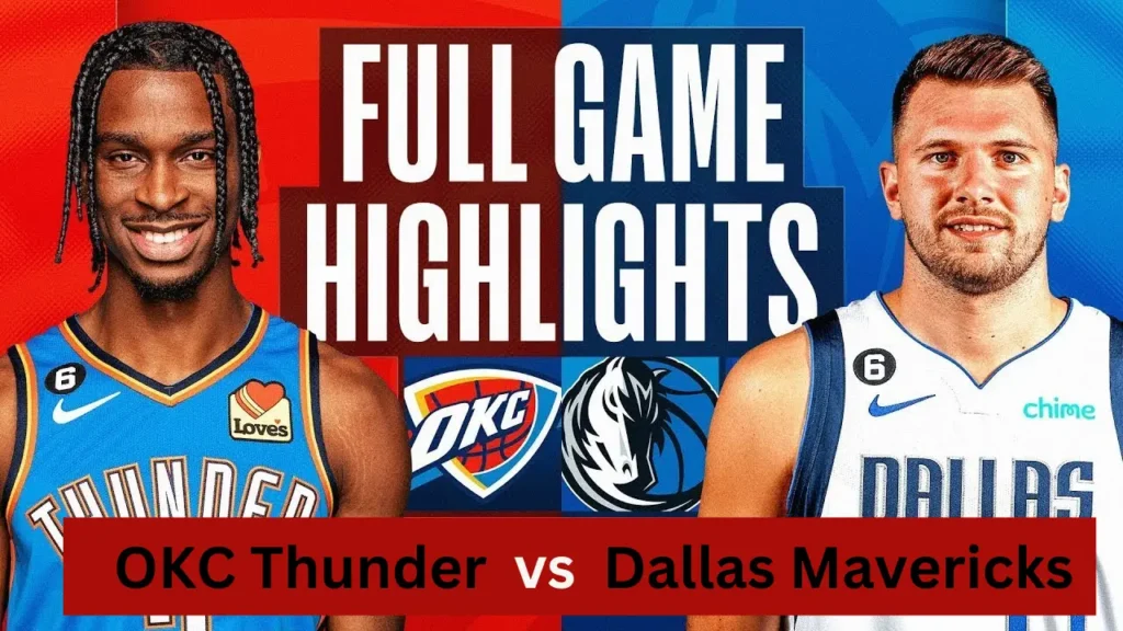 Dallas Mavericks vs OKC Thunder Match Player Stats