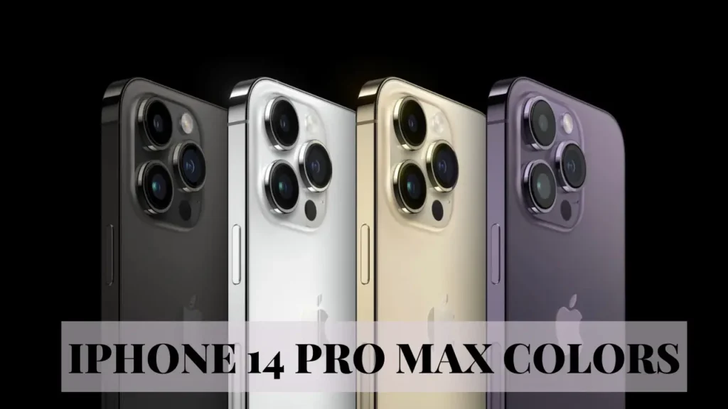 iPhone 14 Pro Max Colors