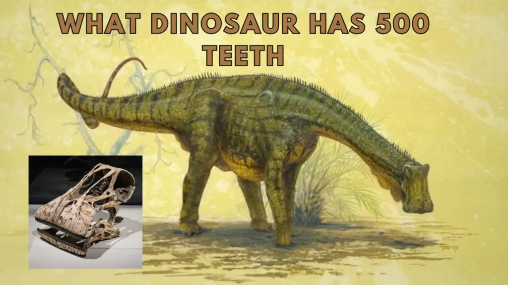 what dinosaur has 500 teeth